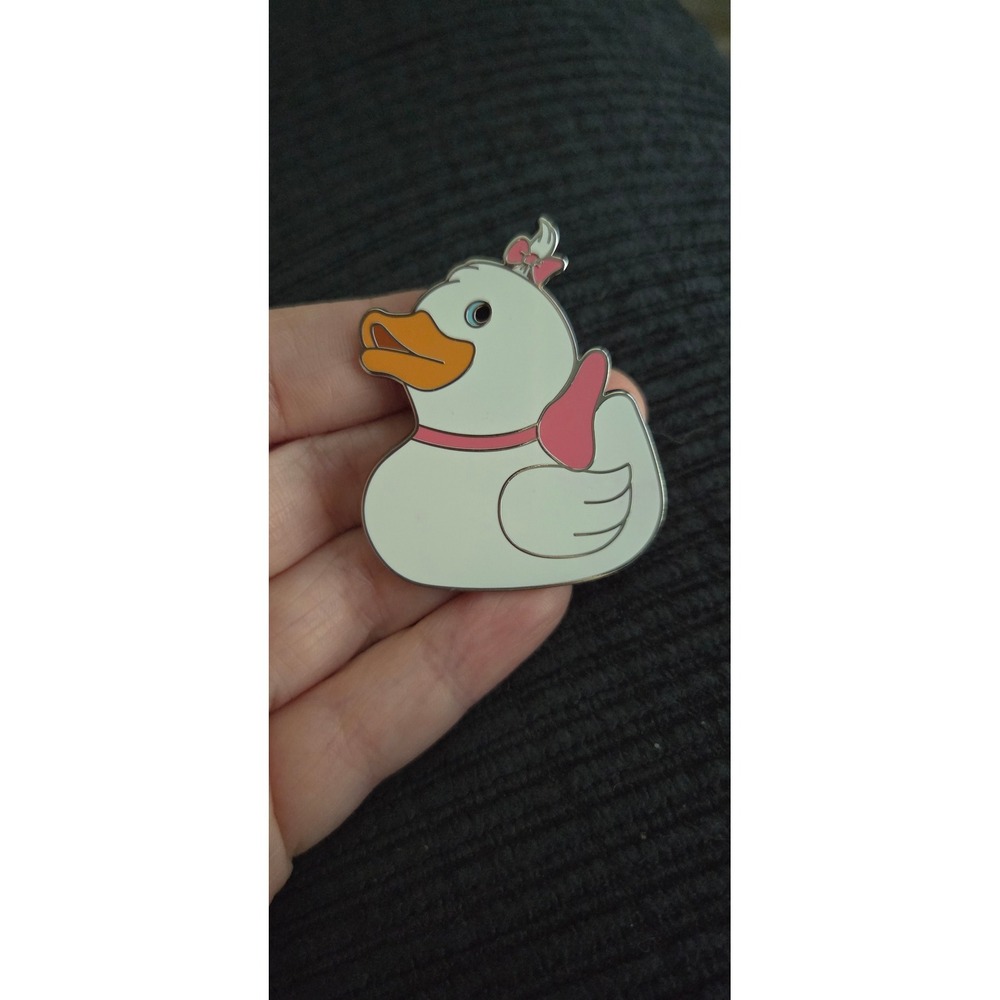 Disney Parks Marie Rubber Ducky Enamel Pin 2024 Authentic Trading Pin